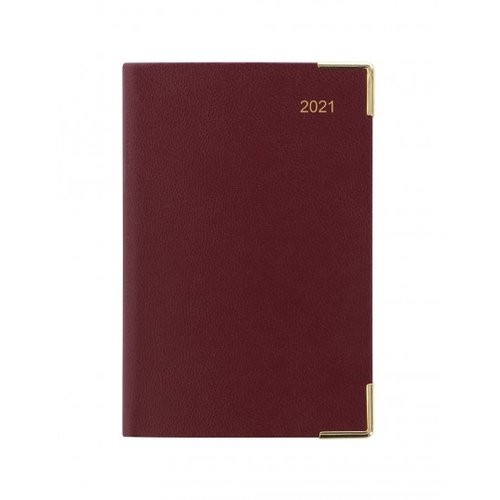 Letts of London Classic Mini Pocket Week to View Diary 2021 Burgundy Letts of London Classic Mini Pocket Week to View Diary 2021 Burgundy