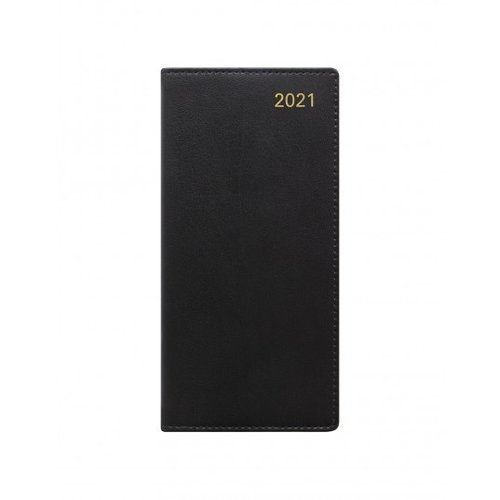 Letts of London Belgravia Slim Landscape Week to View Leather Diary with Appointments 2021 Black Letts of London Belgravia Slim Landscape Week to View Leather Diary with Appointments 2021 Black