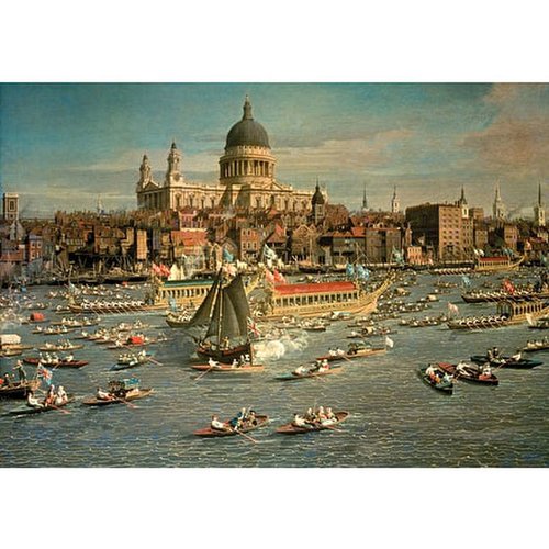 Wentworth Wooden Puzzles London, Thames with View of City and St Paul - 500 pc Jigsaw Puzzle Wentworth Wooden Puzzles London, Thames with View of City and St Paul - 500 pc Jigsaw Puzzle