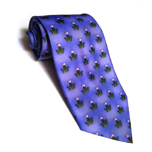 The Tie Studio Thistles All Over Tie The Tie Studio Thistles All Over Tie