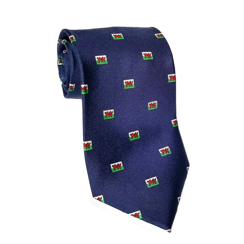 The Tie Studio Welsh Dragons All Over Tie The Tie Studio Welsh Dragons All Over Tie