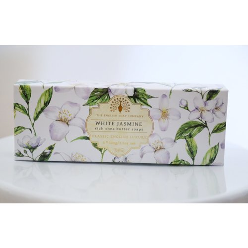 The English Soap Company white jasmine rich shea butter 100g soaps 3 pack The English Soap Company white jasmine rich shea butter 100g soaps 3 pack