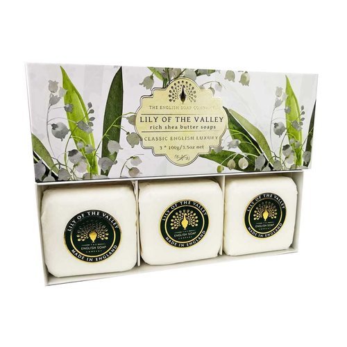 The English Soap Company lily of the valley rich shea butter soaps The English Soap Company lily of the valley rich shea butter soaps
