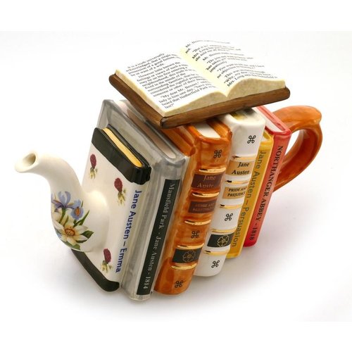 Carters of Suffolk Tony Carter Jane Austen Teapot Carters of Suffolk Tony Carter Jane Austen Teapot