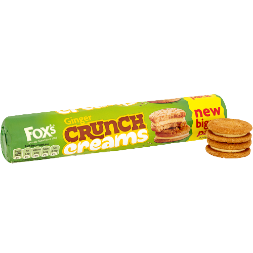 Fox’s Foxs Ginger Crunch Cream Biscuits Fox’s Foxs Ginger Crunch Cream Biscuits
