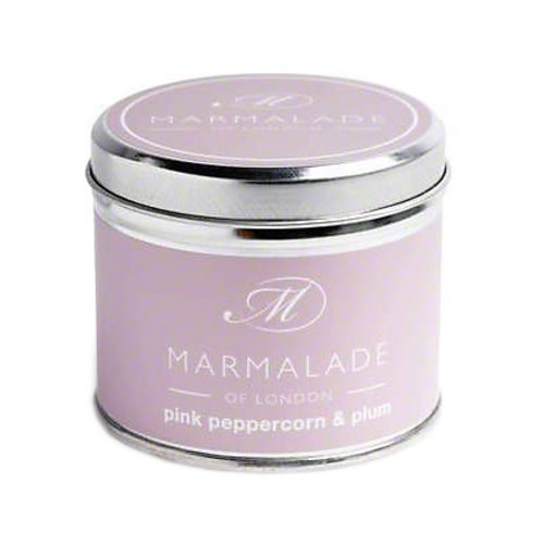 Marmalade of London Pink Peppercorn and Plum Tin Candle Marmalade of London Pink Peppercorn and Plum Tin Candle