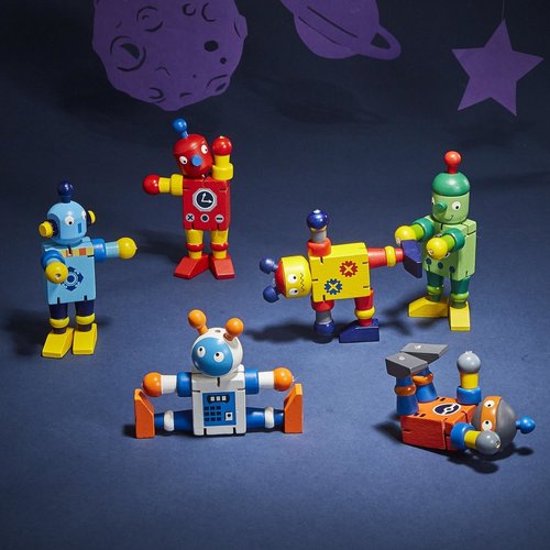Cupcakes and Cartwheels Robot Twist Toy Cupcakes and Cartwheels Robot Twist Toy