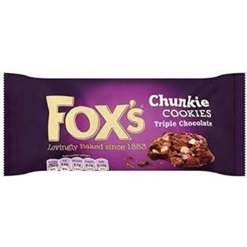 McVitie's Foxs chunkie cookie triple chocolate McVitie's Foxs chunkie cookie triple chocolate