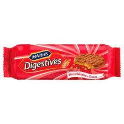 McVitie's Strawberry and Cream Digestive with Chocolate McVitie's Strawberry and Cream Digestive with Chocolate