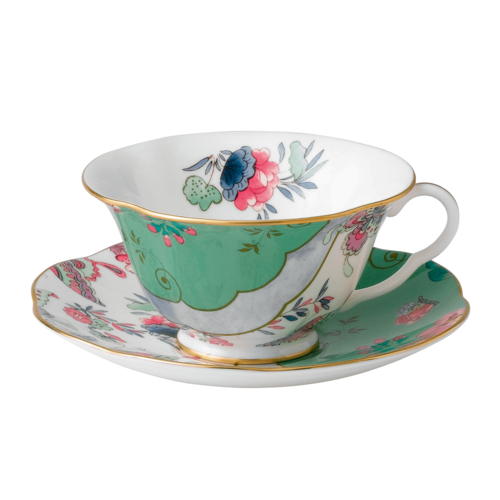 Wedgwood Butterfly Bloom Green Cup & Saucer Wedgwood Butterfly Bloom Green Cup & Saucer