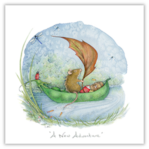 A New Adventure Mouse Card A New Adventure Mouse Card