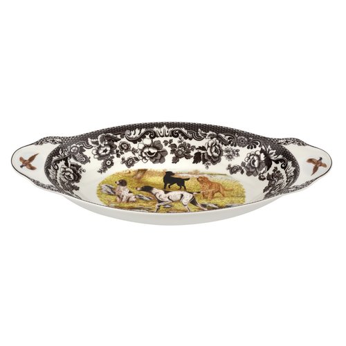 Spode Spode Woodland Bread Tray Hunting Dogs Spode Spode Woodland Bread Tray Hunting Dogs