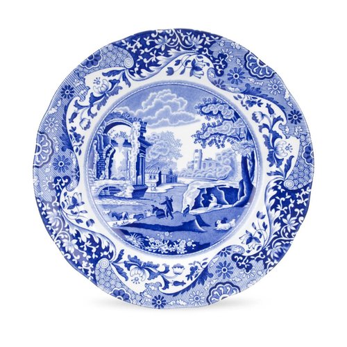 Spode Spode Blue Italian Luncheon Plate Spode Spode Blue Italian Luncheon Plate