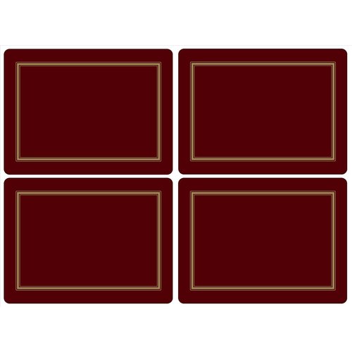 Pimpernel Pimpernel Burgundy Classic Placemats Pimpernel Pimpernel Burgundy Classic Placemats
