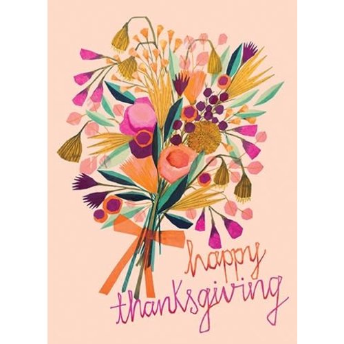 Happy Thanksgiving Flowers Card Happy Thanksgiving Flowers Card
