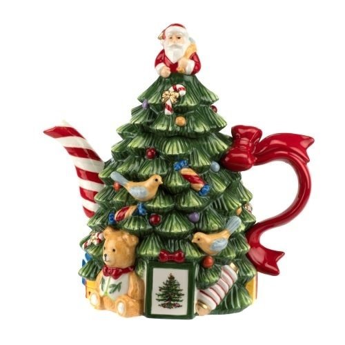 Spode Spode 250th Anniversary Christmas Tree Teapot Spode Spode 250th Anniversary Christmas Tree Teapot