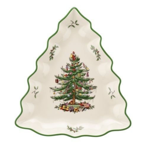 Spode Spode Christmas Tree Shaped Dish Spode Spode Christmas Tree Shaped Dish