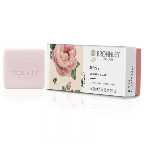Bronnley Rose Soap 3 Bars Bronnley Rose Soap 3 Bars