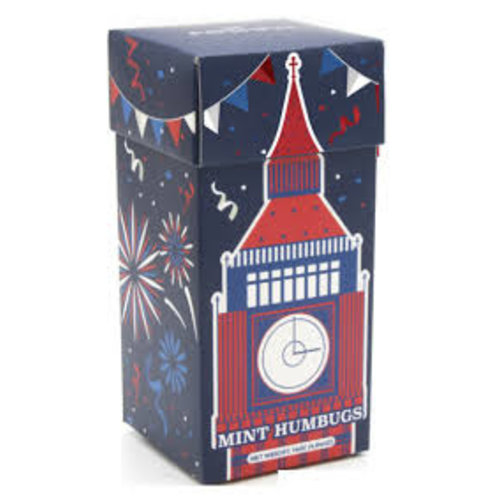 PoshPin Mint Humbugs Telephone Box Carton PoshPin Mint Humbugs Telephone Box Carton