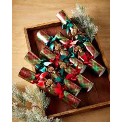 Robin Reed Tartan Bells Christmas Crackers Robin Reed Tartan Bells Christmas Crackers