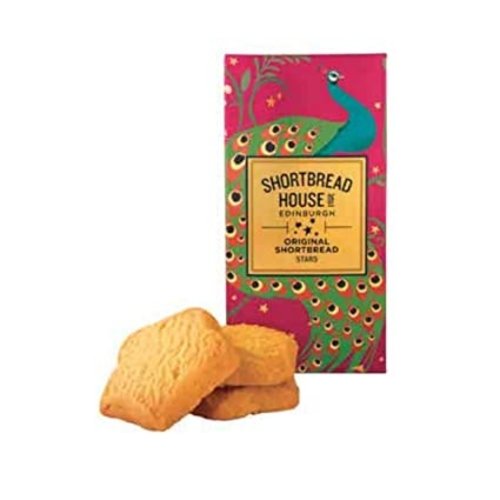 Shortbread House of Edinburgh Original Shortbread Stars Peacock Shortbread House of Edinburgh Original Shortbread Stars Peacock