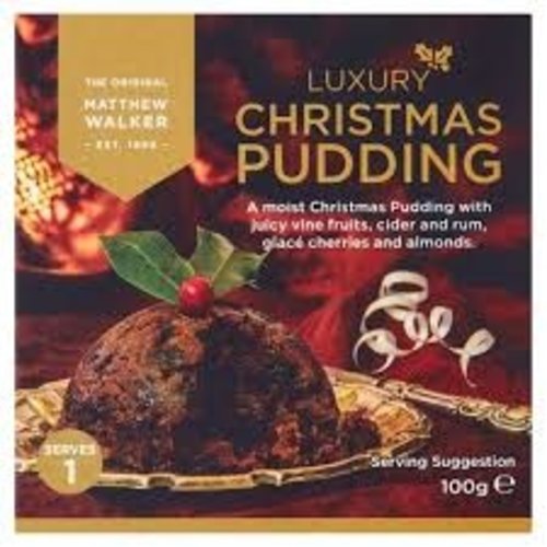 Matthew Walker Matthew Walkers Luxury Christmas Pudding - 100g Matthew Walker Matthew Walkers Luxury Christmas Pudding - 100g
