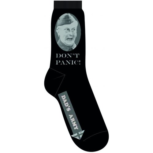Spike Leissurewear Don't Panic Black Socks Spike Leissurewear Don't Panic Black Socks