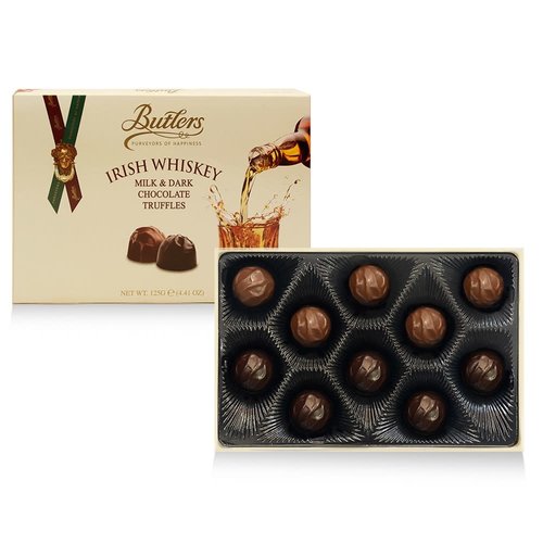 Butler's Irish Whiskey Milk and Dark Chocolate Truffles Butler's Irish Whiskey Milk and Dark Chocolate Truffles