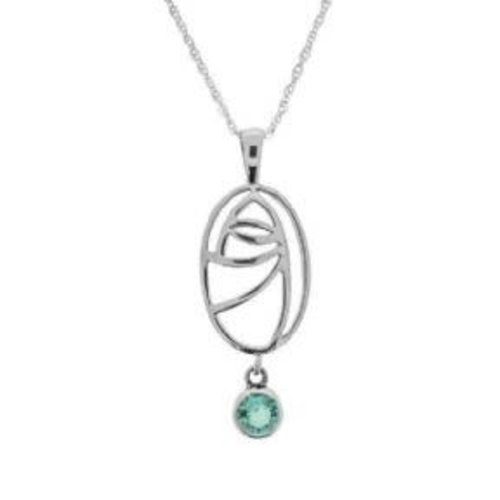 Hamilton & Young Macintosh Glasgow Silver Pendant Hamilton & Young Macintosh Glasgow Silver Pendant