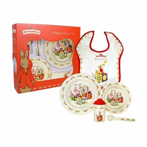 Royal Doulton Bunnykins Melamine 5-Piece Set Royal Doulton Bunnykins Melamine 5-Piece Set