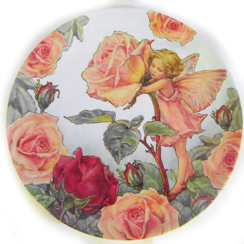 Flower Fairies Flower Fairies Rose Melamine Plate Flower Fairies Flower Fairies Rose Melamine Plate