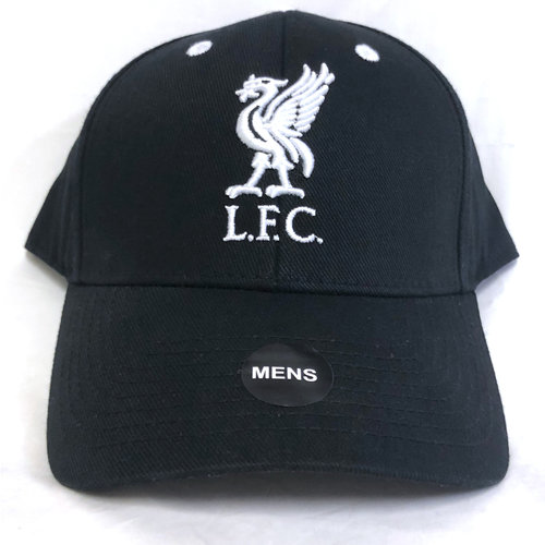 Liverpool FC Black Cap White Lettering Liverpool FC Black Cap White Lettering