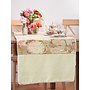 Tea Garden Velvet Runner Sage