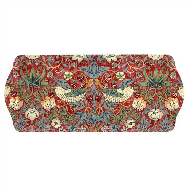 Pimpernel Strawberry Thief Red Sandwich Tray