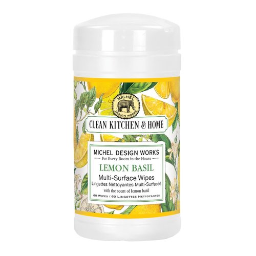 Michel Design Works Lemon Basil Multi-Surface Wipes Michel Design Works Lemon Basil Multi-Surface Wipes
