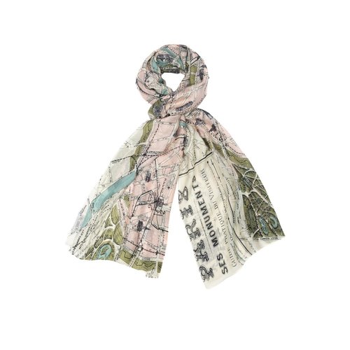 Paris Map Scarf Paris Map Scarf