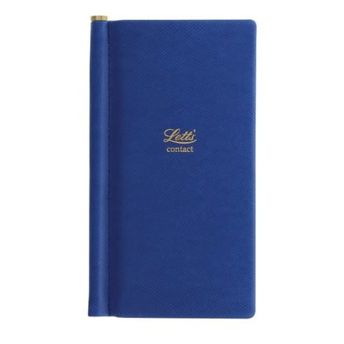 Letts of London Legacy Pocket Address Book Blue Letts of London Legacy Pocket Address Book Blue