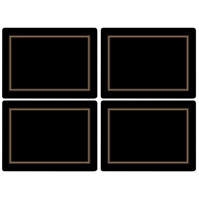 Classic Black Placemats