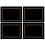 Classic Black Placemats