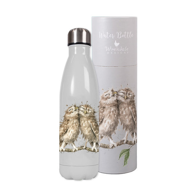 'Birds of a Feather' Owl Water Bottle