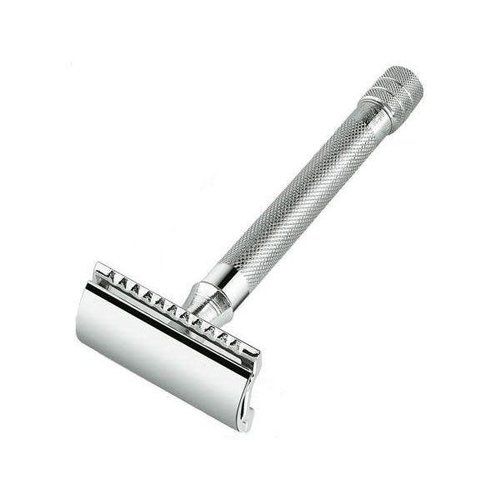 Merkur Double Edge Safety Razor - Chrome/Long Handle Merkur Double Edge Safety Razor - Chrome/Long Handle