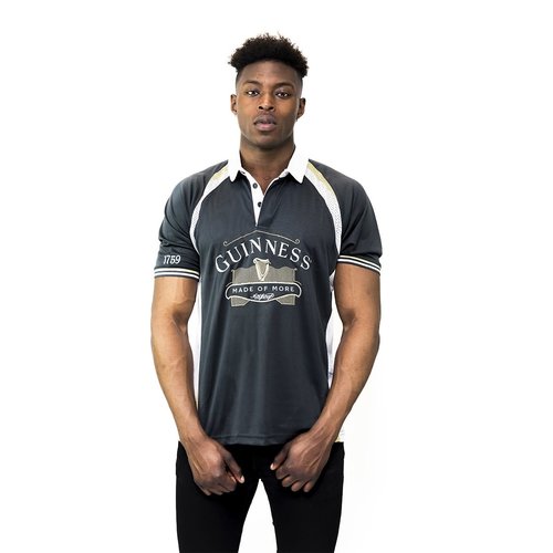 Guinness Guinness Black Made of More Rugby Jersey Guinness Guinness Black Made of More Rugby Jersey