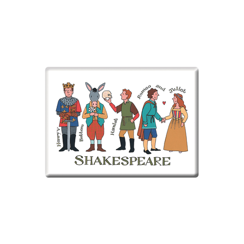 Alison Gardiner Shakespeare Fridge Magnet (Jumbo 90 x 65mm) Alison Gardiner Shakespeare Fridge Magnet (Jumbo 90 x 65mm)