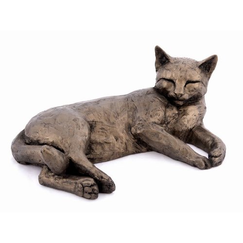 Frith Sculpture Frith Polly Contented Cat Frith Sculpture Frith Polly Contented Cat