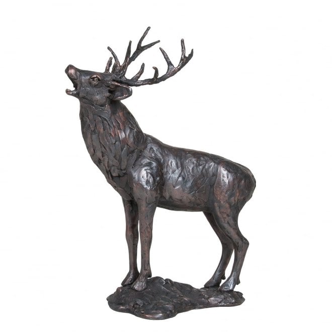 Frith Stag Roaring Sculpture