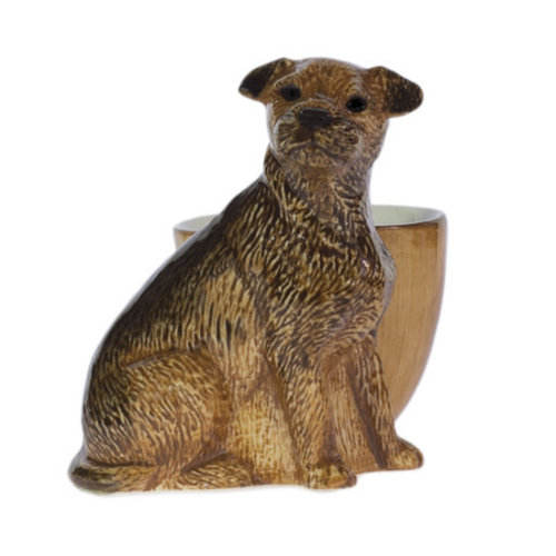Quail Ceramics Quail Border Terrier Egg Cup Quail Ceramics Quail Border Terrier Egg Cup