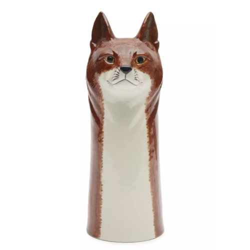 Quail Ceramics Quail Fox Flower Vase Large Quail Ceramics Quail Fox Flower Vase Large