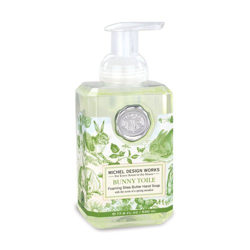 Michel Design Works Michel Bunny Toile Foaming Soap Michel Design Works Michel Bunny Toile Foaming Soap