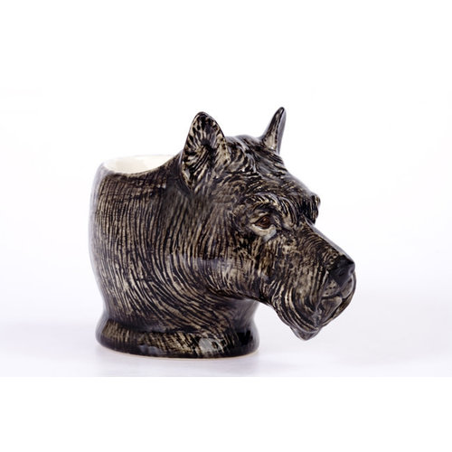 Quail Ceramics Quail Scottie Face Egg Cup Quail Ceramics Quail Scottie Face Egg Cup