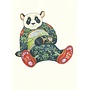 Watercolor Panda Greeting Card